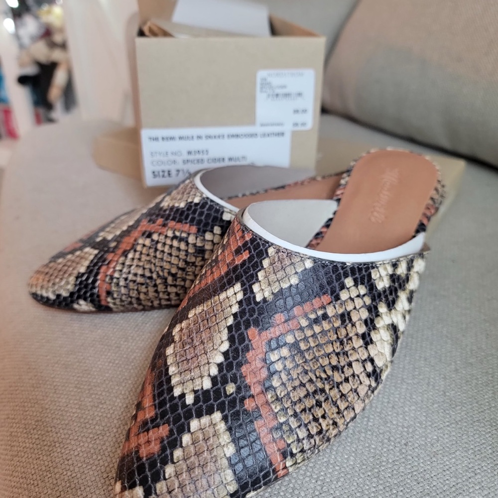 New in box Madewell Remi Mules 7.5